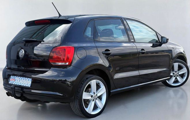 Volkswagen Polo 1.2 TSI 105ch (5 cv) 8V Turbo - BVM6 - 5 Noir de 2011