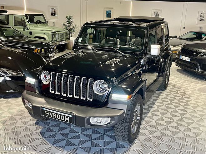 Jeep Wrangler iv (2) unlimited 4xe 2.0 l t 380 phev 4x Noir de 2022