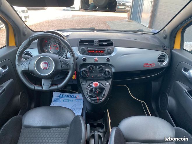 Fiat 500 0.9 8v twinair 85ch s&s club Jaune de 2014