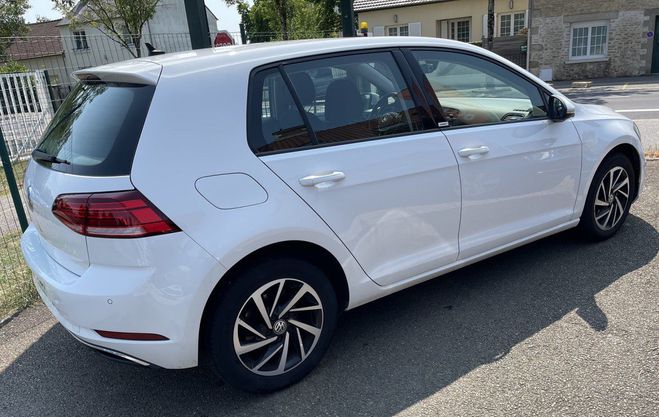 Volkswagen Golf VII 1.6 TDI 115CH FAP CONNECT DSG7 5P Blanc de 2018
