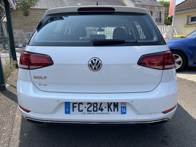 Volkswagen Golf VII 1.6 TDI 115CH FAP CONNECT DSG7 5P Blanc de 2018