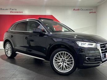 Voir détails -Audi Q5 2.0 TFSI 252 S tronic 7 Quattro Design L à Saint-Ouen (93)
