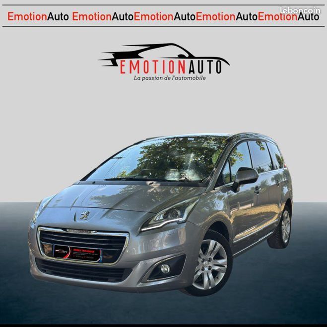 Peugeot 5008 Phase 2 ? 1.6 BlueHDi Turbo 120 ch BVA Gris de 2016