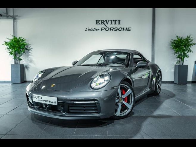 Porsche 911 Cabriolet 3.0 450ch 4S PDK MY20 Gris Quartz Mtallis de 2019