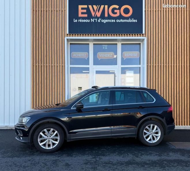 Volkswagen Tiguan 2.0 TDI 150Cv BLUEMOTION CARAT DSG BVA T Noir de 2017