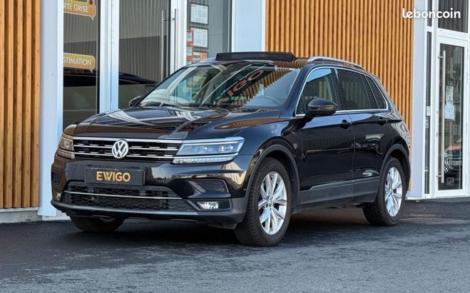 Volkswagen Tiguan 2.0 TDI 150Cv BLUEMOTION CARAT DSG BVA T Noir de 2017