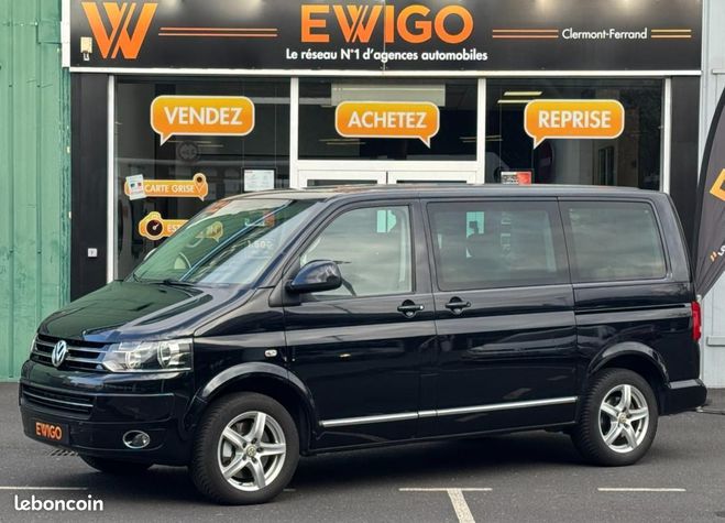 Volkswagen Multivan TRANSPORTER CARAVELLE 2.0 180CH BVA MOTE Noir de 2010