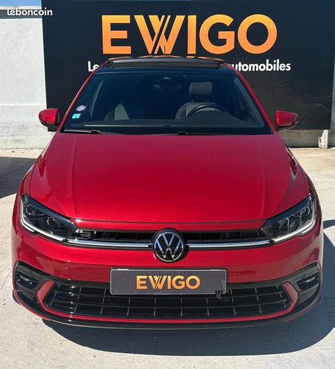 Volkswagen Polo 1.0 TSI 110 R-LINE DSG ? TOIT OUVRANT CA Rouge de 2022