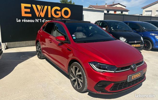 Volkswagen Polo 1.0 TSI 110 R-LINE DSG ? TOIT OUVRANT CA Rouge de 2022