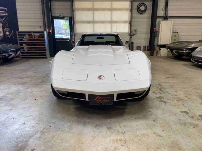 Chevrolet Corvette C3 454 ci 7.4 l Gros Bloc LS4 BLANC de 1973