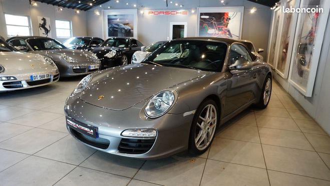 Porsche 911 997 Phase 2 cabriolet, 01-2009-124500km, Gris de 2009