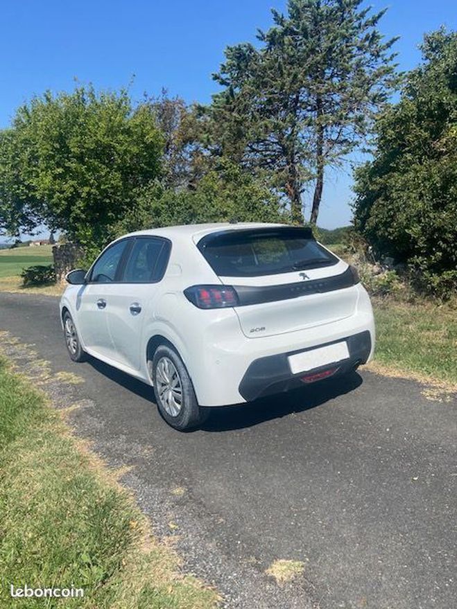 Peugeot 208 premium pack bhdi 100 Blanc de 2021