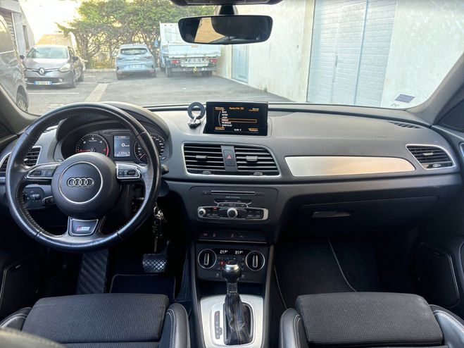 Audi Q3 2.0 TDI 150 ch S tronic 7 S line *GARANT Noir de 2018