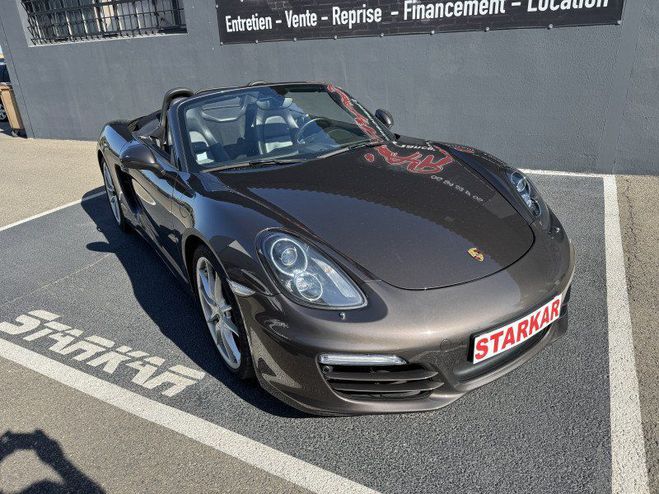 Porsche Boxster (981) 2.7 265CH PDK Marron de 2013