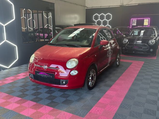Fiat 500 Sport 1.4 16V 100 ch ~ Siges en cuir ti Rouge de 2008