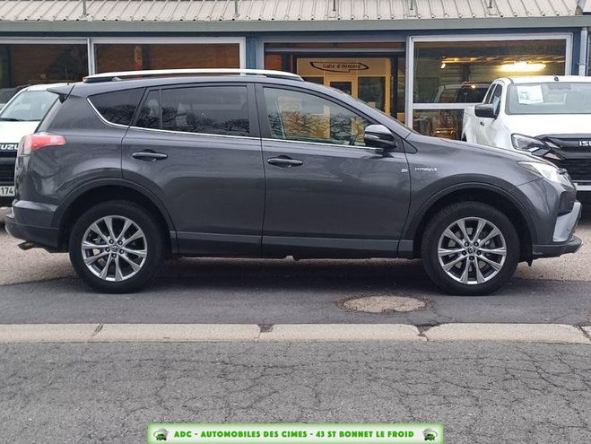 Toyota RAV 4 IV (2) HYBRIDE AWD BLACK EDITION 4x4 BVA Gris Fonc de 2017