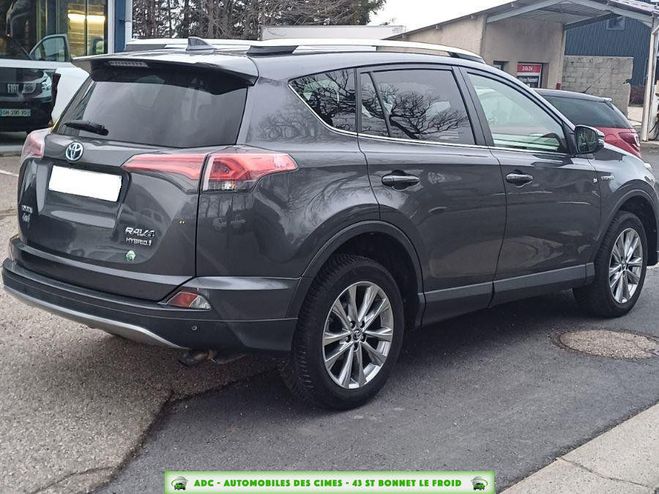 Toyota RAV 4 IV (2) HYBRIDE AWD BLACK EDITION 4x4 BVA Gris Fonc de 2017