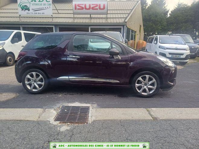 Citroen DS 3 PureTech (110ch) BVM Rouge Fonc de 2017