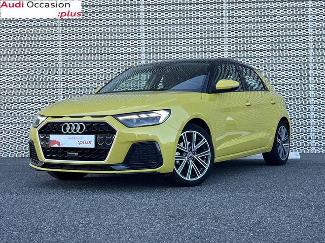 Audi A1 Sportback 30 TFSI 110 ch S tronic 7 Adva Jaune de 2022