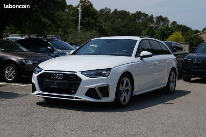 Audi A4 Avant v 40 tdi 204 ch s line tronic Blanc de 2022