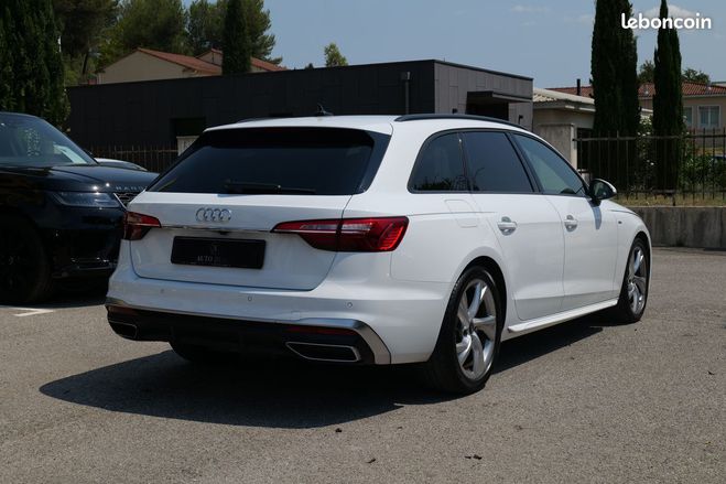 Audi A4 Avant v 40 tdi 204 ch s line tronic Blanc de 2022