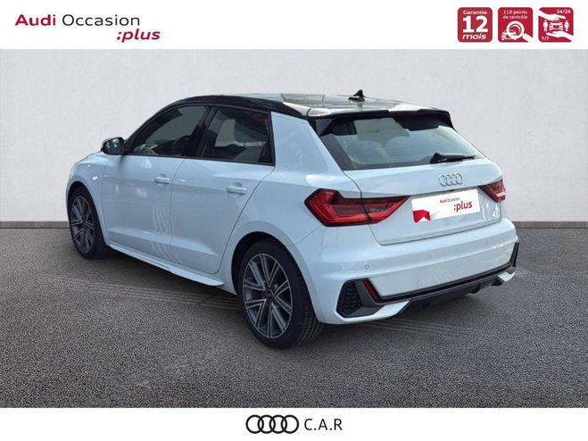 Audi A1 Sportback 25 TFSI 95 ch S tronic 7 S Lin Blanc de 2021