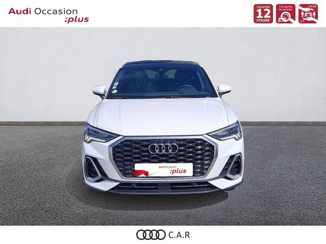 Audi Q3 Sportback 35 TDI 150 ch S tronic 7 S lin Blanc de 2019