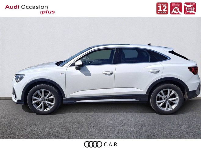 Audi Q3 Sportback 35 TDI 150 ch S tronic 7 S lin Blanc de 2019