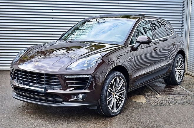 Porsche Macan Diesel 3.0 V6 258 ch S PDK Marron de 2016