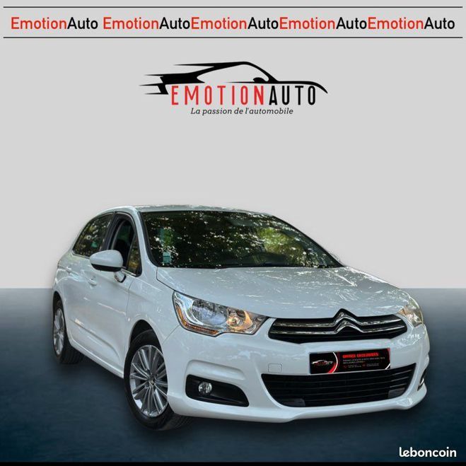 Citroen C4 Phase 1 ? 1.6 HDI Turbo 112 ch Blanc de 2011