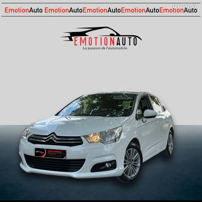 Citroen C4 Phase 1 ? 1.6 HDI Turbo 112 ch Blanc de 2011