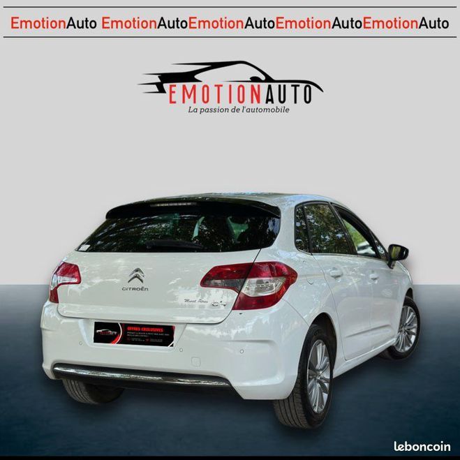 Citroen C4 Phase 1 ? 1.6 HDI Turbo 112 ch Blanc de 2011