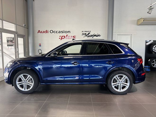 Audi Q5 2.0 TDI 163 S tronic 7 Quattro S line Bleu de 2018