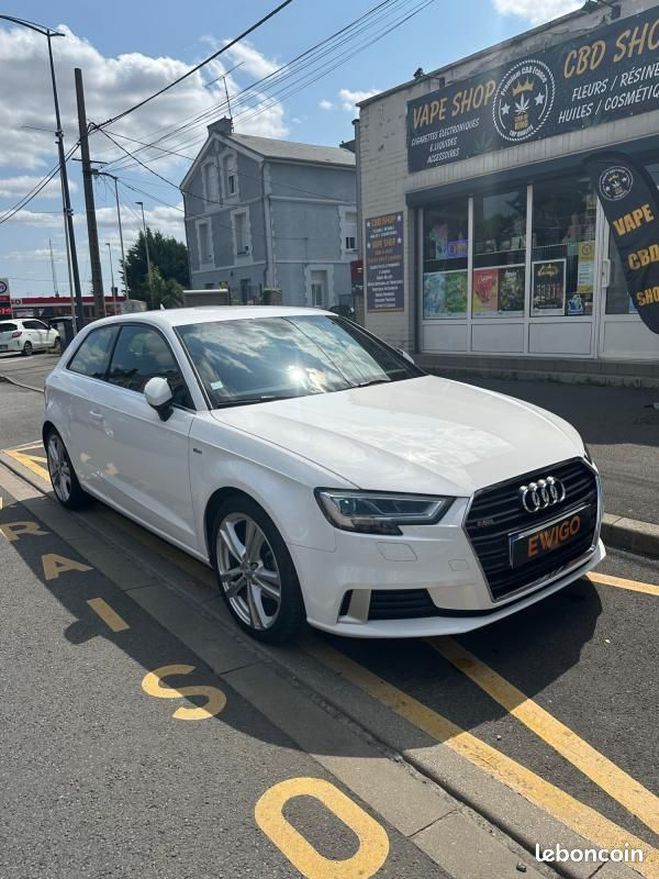 Audi A3 Sportback 1.4 COD TFSI 150 S-LINE Blanc de 2017