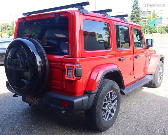 Jeep Wrangler 2.0 T 380 CH 4XE HYBRID PHEV 17.3KWH 80T Rouge de 2021