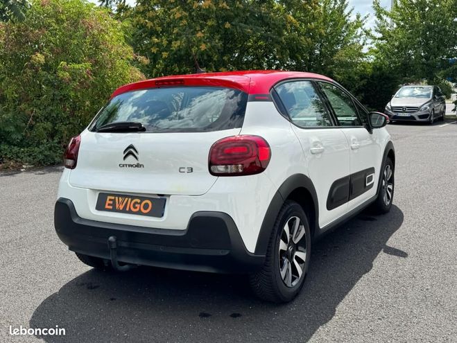 Citroen C3 1.5 BLUEHDI 100CH SHINE S&S 2EME MAIN Blanc de 2020