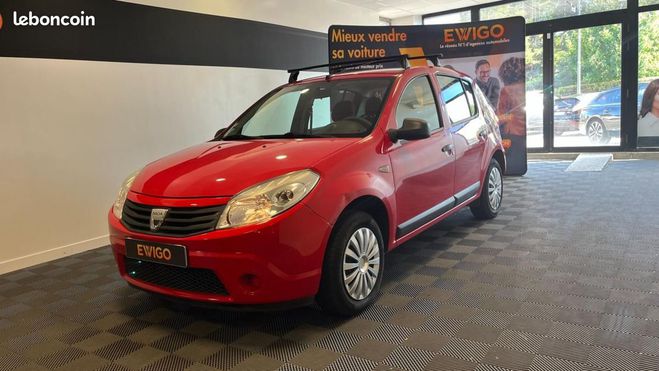 Dacia Sandero 1.4 MPI GPL 75 AMBIANCE + 1ERE MAIN Rouge de 2010