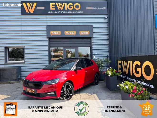 Skoda Fabia 1.5 TSI 150ch SPORT MONTE CARLO DSG CARP Rouge de 2022