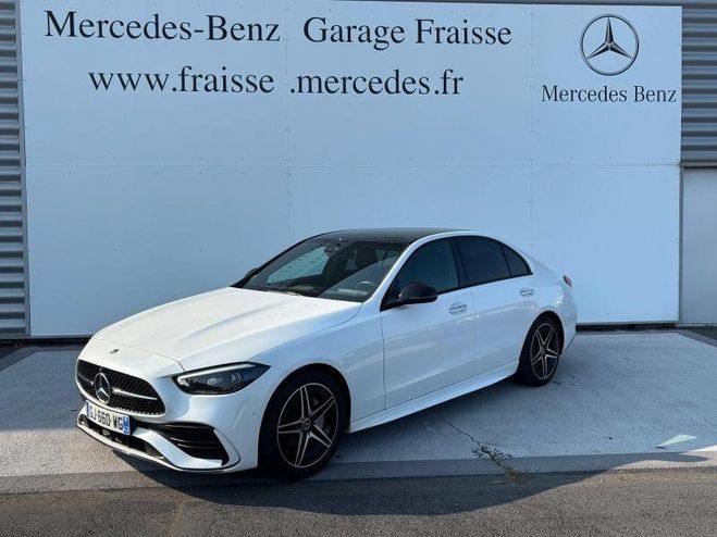 Mercedes Classe C 220 d 200ch AMG Line Blanc Opale Brillant Designo de 2022