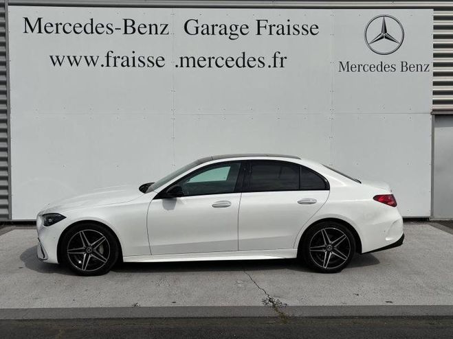 Mercedes Classe C 220 d 200ch AMG Line Blanc Opale Brillant Designo de 2022