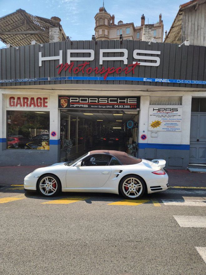 Porsche 911 (997) (2) 3.8 500 TURBO PDK blanche de 2010