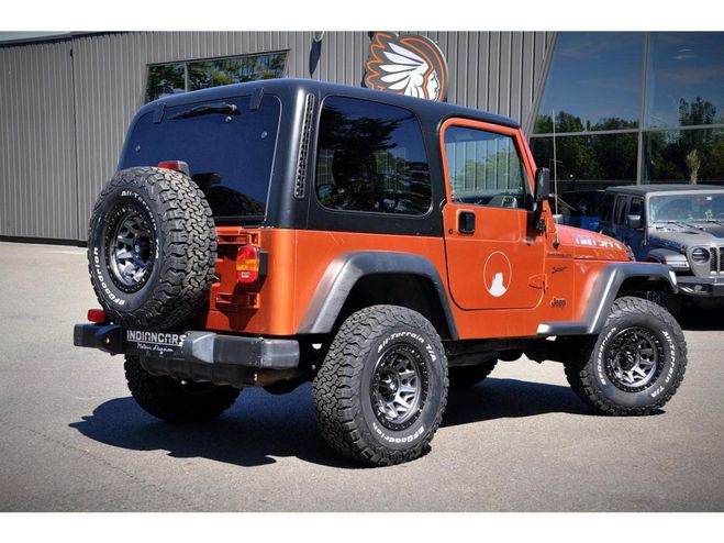 Jeep Wrangler 4.0i - 183 CV TWIN SPIRIT 2003 BVM Marron Mtallis de 2003