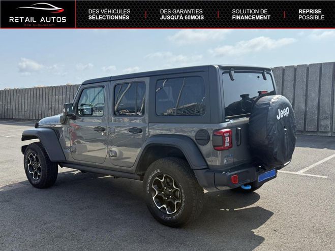 Jeep Wrangler UNLIMITED 2.0 T 380ch 4xe Rubicon Rock-T GRIS de 2021