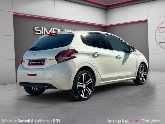 Peugeot 208 GT Line 1.2 puretech 110ch ss eat6 garan Blanc de 2017