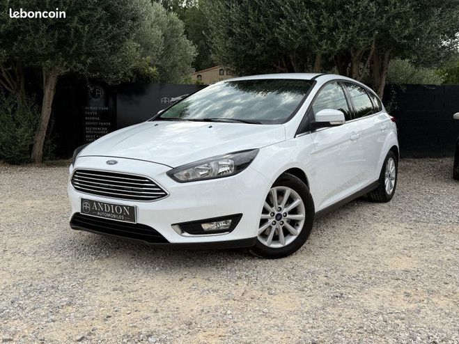 Ford Focus 2.0 TDCI 150CH STOP&START TITANIUM POWER Blanc de 2015