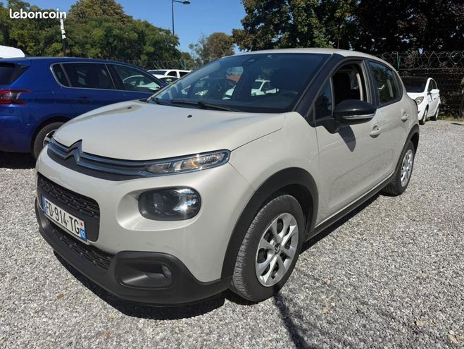 Citroen C3 BLUEHDI 100 S&S BVM6 FEEL NAV GARANTIE 1 Beige de 2019