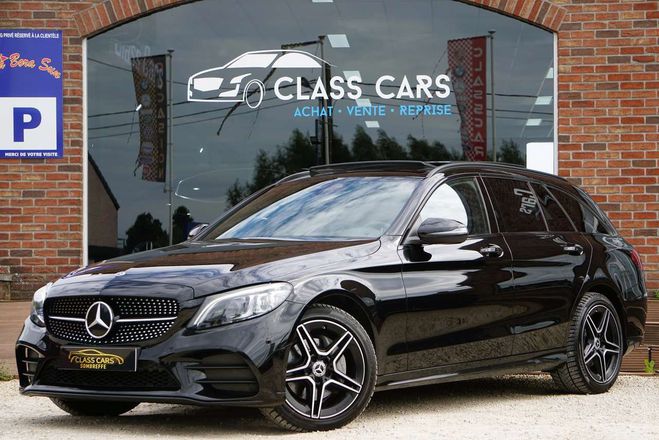 Mercedes Classe C 220 d 4-Matic PACK AMG AUTO PANO CAM MUL Noir Mtallis de 