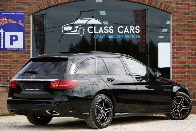 Mercedes Classe C 220 d 4-Matic PACK AMG AUTO PANO CAM MUL Noir Mtallis de 