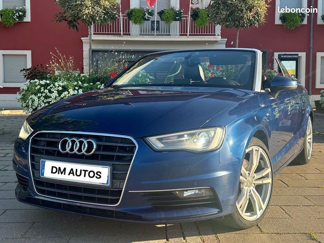 Audi A3 cabriolet s line 2.0 tdi 184ch Bleu de 2015