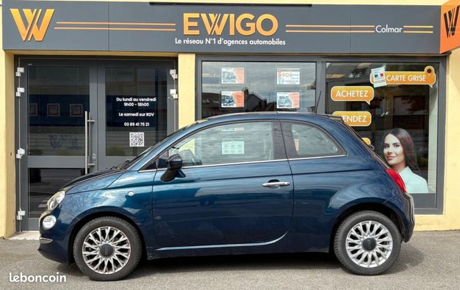 Fiat 500 1.2 70 LOUNGE START-STOP GARANTIE 6 MOIS Bleu de 2018